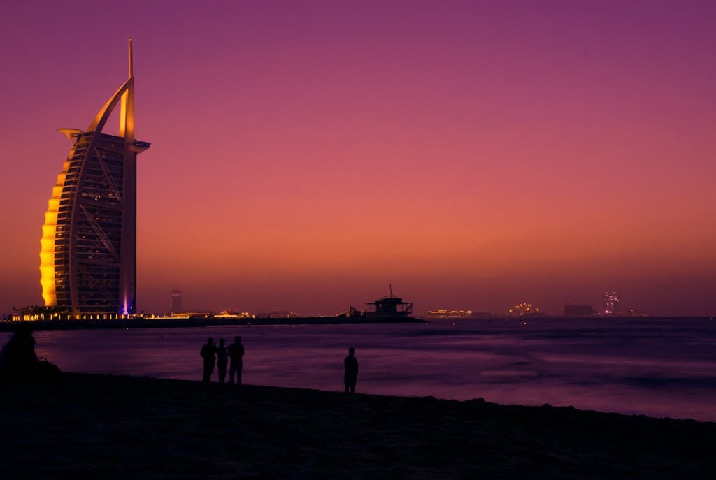 Burj Al Arab During Sunset