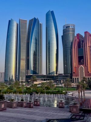 Cityscape of Abu Dhabi, UAE